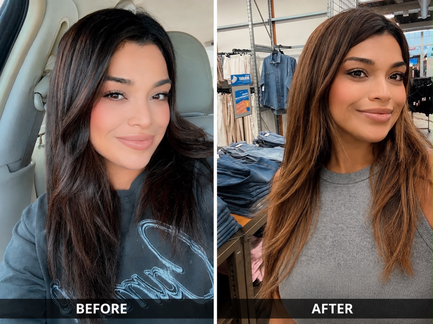 Before - natural silver bob