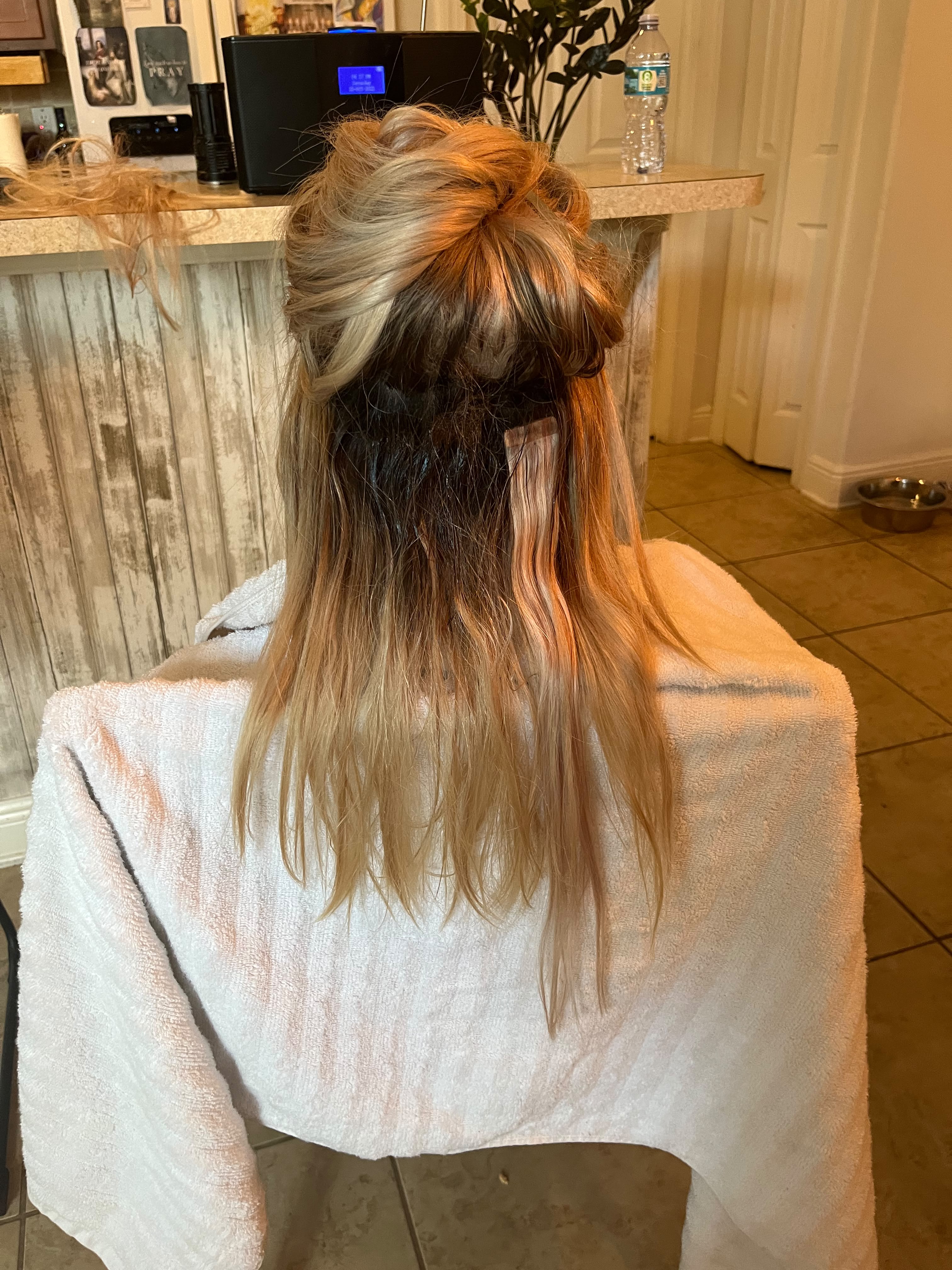 Hair extensions results