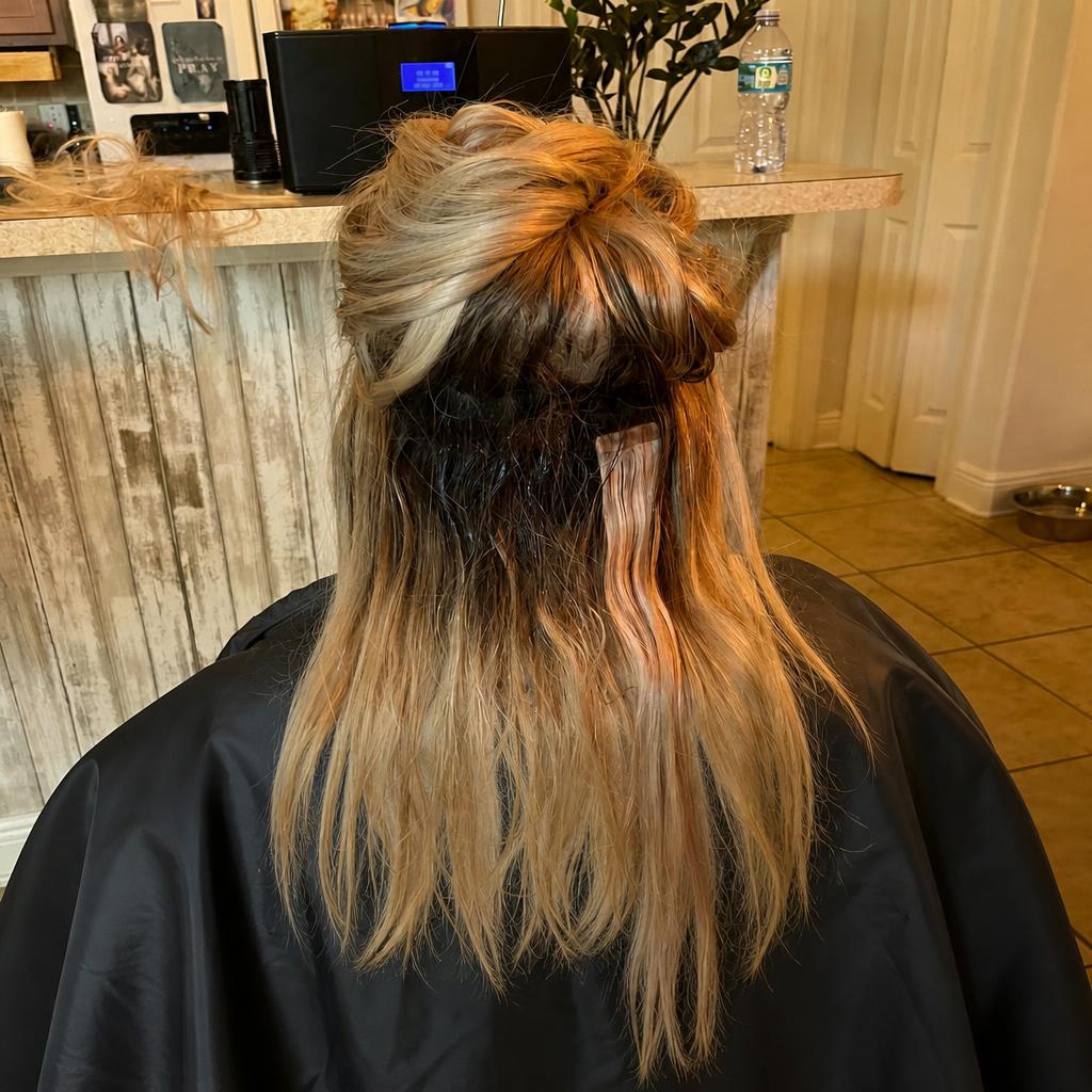 Hair extensions results
